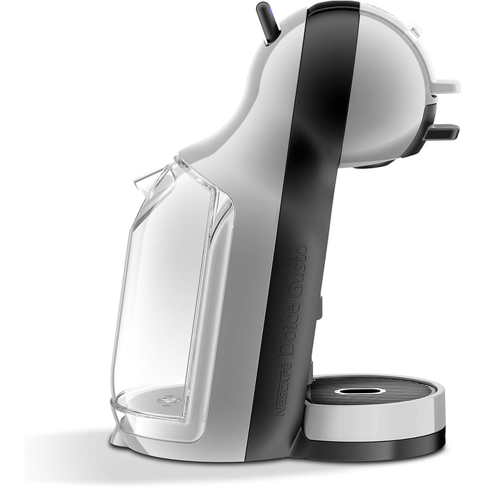 Кавоварка Krups Nescaf Dolce Gusto Mini Me KP123BK та інші напої, автоматична, 0,8 л, сіра/чорна