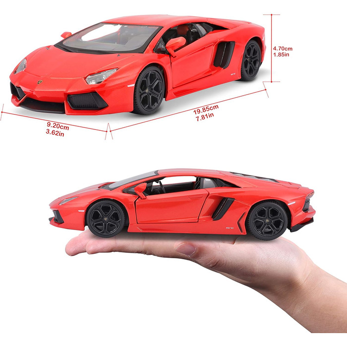 Модель автомобіля Lamborghini Aventador LP 700-4 в масштабі 124, синій металік, 31210 -