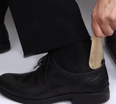 З ручкою, Shoehorn, Брелок Shoehorn, Портативний брелок Shoehorn з латунною ручкою для чоловіків, жінок, взуття для літніх людей, прикраси