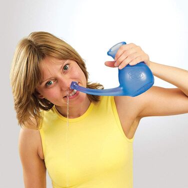 Горщик Yogishop NoseBuddy neti Pot, синій синій