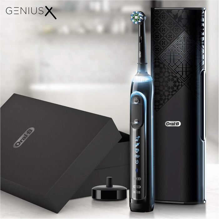 Електрична зубна щітка Oral-B Genius X Luxe Edition 20000 Midnight Black Oral-B Genius X 20000 Luxury Edition Black