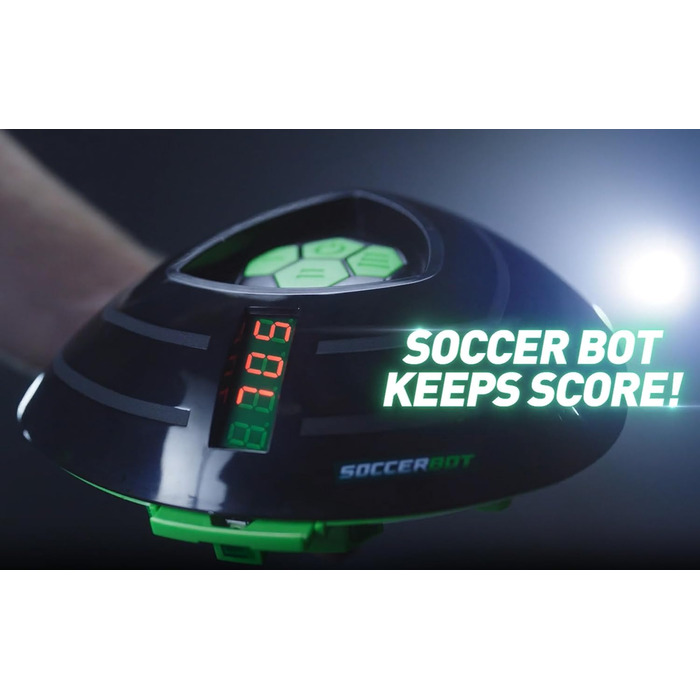 Футбольний тренажер для приміщень Smart Ball 1001CB Soccer Bot, чорний, один розмір