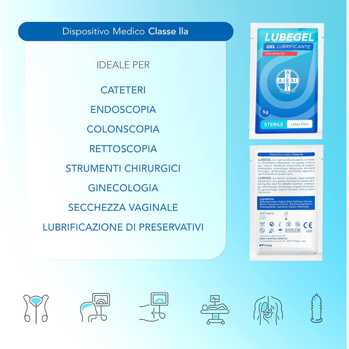 Гель-лубрикант LUBEGEL стерильний 5 г однодозовий саше (Упаковка 100 шт.)