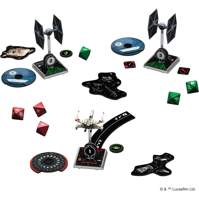 Фантастичні польотні ігри Star Wars X-Wing Core Set Star Wars X-Wing Core Set Second Edition