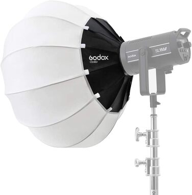 М'який модифікатор освітлення для Godox SL-60W SL150W II FV150 AD300PRO AD400PRO AD600BM VL150 VL300 25.6'/65см, 65D Softbox 25.6'/65