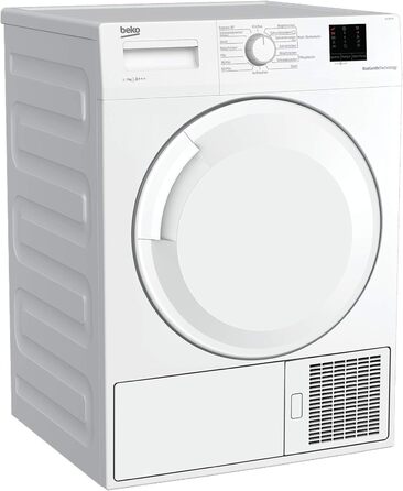 Конденсаторний осушувач Beko DCU 8230 N 10 до 7 кг на 15 програм FlexySense електронне вимірювання вологості блокування від дітей