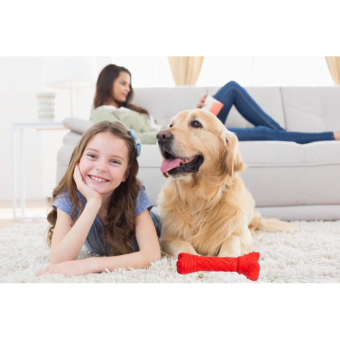 Іграшки для собак Acecy, Indestructible Chew Bone for Dog Toys, Interactive Chew Bone Dog Toys для великих середніх собак і цуценят