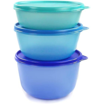 Холодильник TUPPERWARE Clarissa 2л темно-синій, 1,5л синій, 1л бірюзовий Panorama