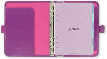 Планувальник 'Saffiano A5 в малині від Filofax raspberry