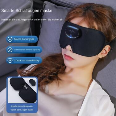 Для сну, Smart Eye Massager - електричний масажер для голови, портативна зручна маска для обличчя, дихаюча інтелектуальна маска для обличчя для скидання тиску