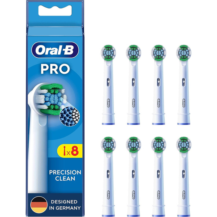 Щітки Oral-B Pro Precision Clean для електричної зубної щітки та електрична зубна щітка Vitality Pro Нова комплектація з електричною зубною щіткою, чорна