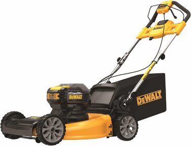 Акумуляторна газонокосарка Dewalt 18В DCMWSP564N (ширина зрізу 53 мм, 6 висот зрізу, з переднім приводом, безщітковий двигун, сенсорне регулювання швидкості, поставляється без акумулятора та зарядного пристрою)