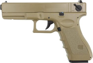 Дж кал. 6мм в комплекті з патчем OpTacs, 18 Softair Airsoft Pistol CM030 AEP TAN 0,5