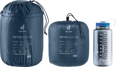 Пуховий спальний мішок deuter Astro 500 SQ морське чорнило, ліва блискавка