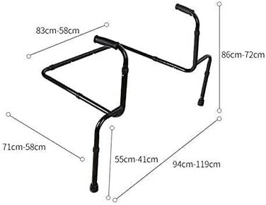 Регульований допоміжний засіб для пересування, універсальний допоміжний засіб для стояння, портативний допоміжний засіб для стояння на дивані для людей похилого віку, допомагає вам встати з положення сидячи Допоміжний засіб для пересування стоячи