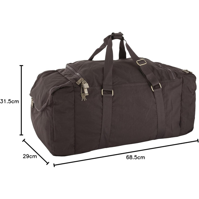 Верблюд активний Чоловіча дорожня сумка Weekender Large Brown 65,5x33x31