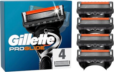 Леза для бритви Gillette ProGlide, 4 змінні леза для вологих бритв Men з 5-кратним лезом 4 шт. и (1 упаковка) Новий