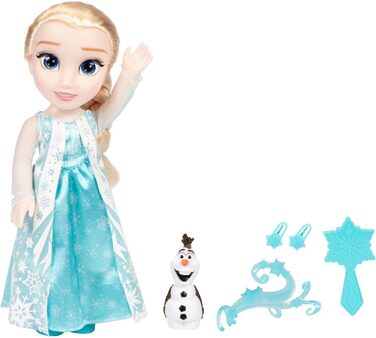 Співоча лялька ELSA 35 см, співає Let It Go, з аксесуарами для додаткової забави, ідеально підходить для дівчаток від 3 років, 225306, бірюзовий