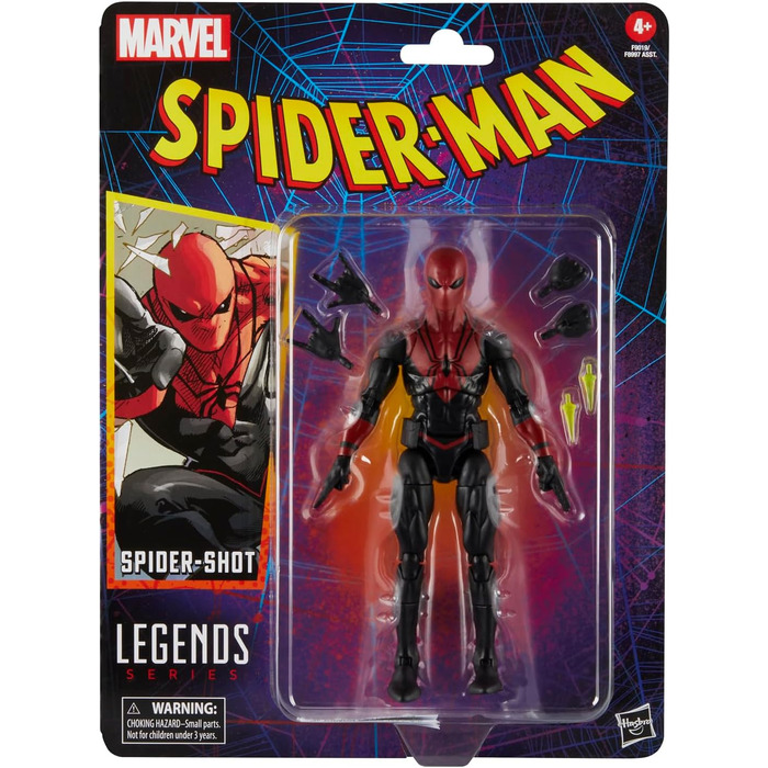 Фігурка павука з коміксів Marvel Legends Series Spider-Shot