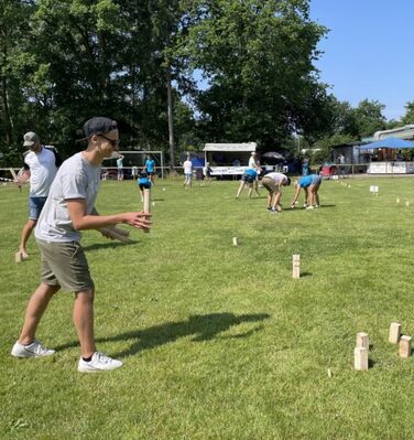 Ігри Kubb Spiel Gummibaum Vergleichstest-Sieger Deutsche Kubb Bund-Gre (DKubbB) XL - 7,8 кг