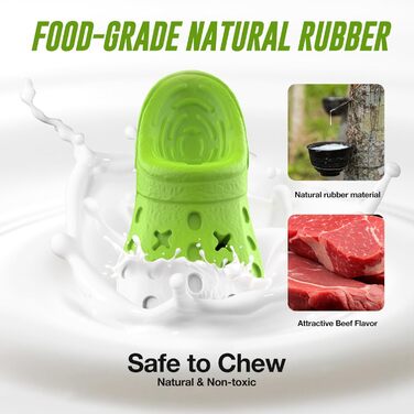 RUXAN Indestructible Dog Toys for Agressive Chewers - Food Treat Dispensing Dog Interactive Toy Natural Rubber Dog Toys for Small/Medium/Large Dogs, RUXAN Indestructible Dog Toys for Agressive Chewers - Food Treat Dispensing Dog Interactive Toy Natural Ru