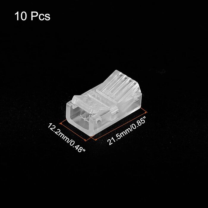 Карта джерел 10 шт. Роз'єм світлодіодної стрічки 4 контакти, 8 мм світлодіодний роз'єм для стрічкових світильників, RGB бездротові затискачі для роз'єму трекового освітлення Strip Light Gapless