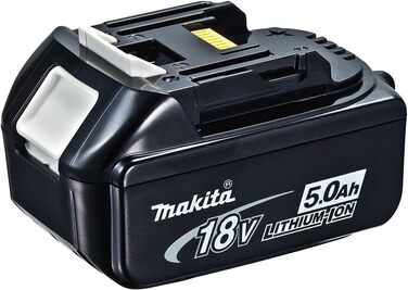 Акумуляторна торцювальна пила Makita 18 В / 5,0 Ач, 2 акумулятора та зарядний пристрій, , DLS713RTE, з 2-ма акумуляторами 5,0 Ач з 2-ма акумуляторами 5,0 Ач із зарядним пристроєм