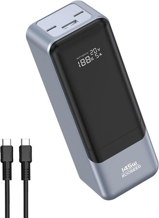 Power Bank KOOSEED 145W, 27000mAh для ноутбуків та інших пристроїв