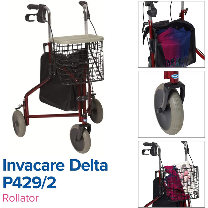 Ролик на колесах Invacare 7331492563494 P429/2 Delta