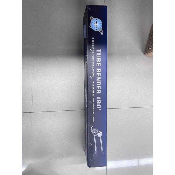 Ручний трубогиб із зовнішнім діаметром 5/8' Надпотужний трубогиб 0-180 градусів для труб з міді, латуні, алюмінію та м'яких металів (16 мм)