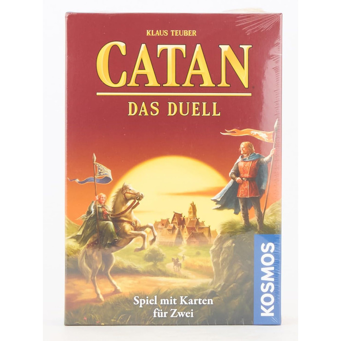 Гра з картами рівно для 2 гравців, гра для 2 осіб, настільна гра від 12 років для 2 осіб, настільна гра, 693732 Catan - The Duel