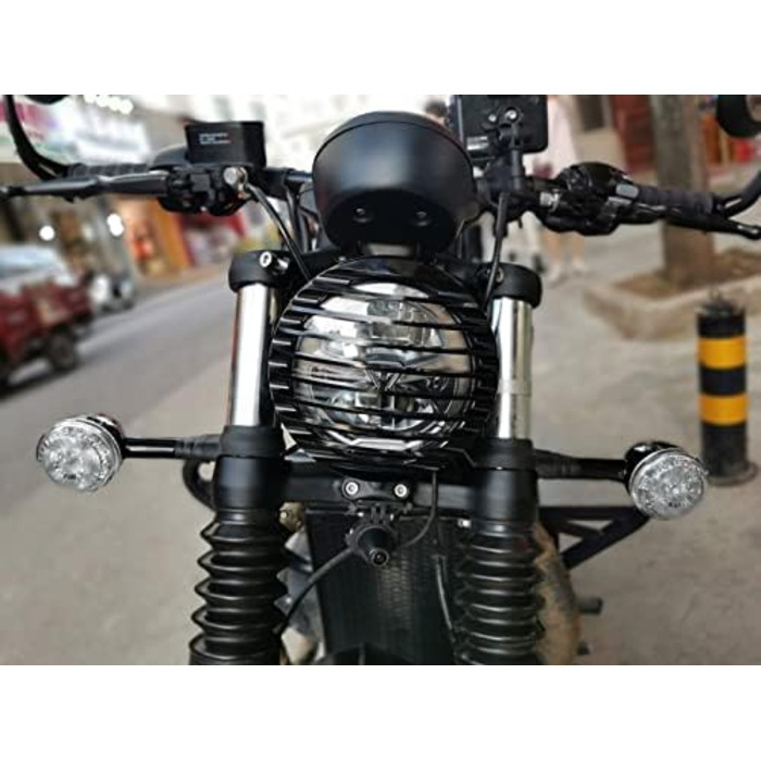 Кришка решітки радіатора фар з неглибоким вирізом для Triumph Bobber Black 2017-2020