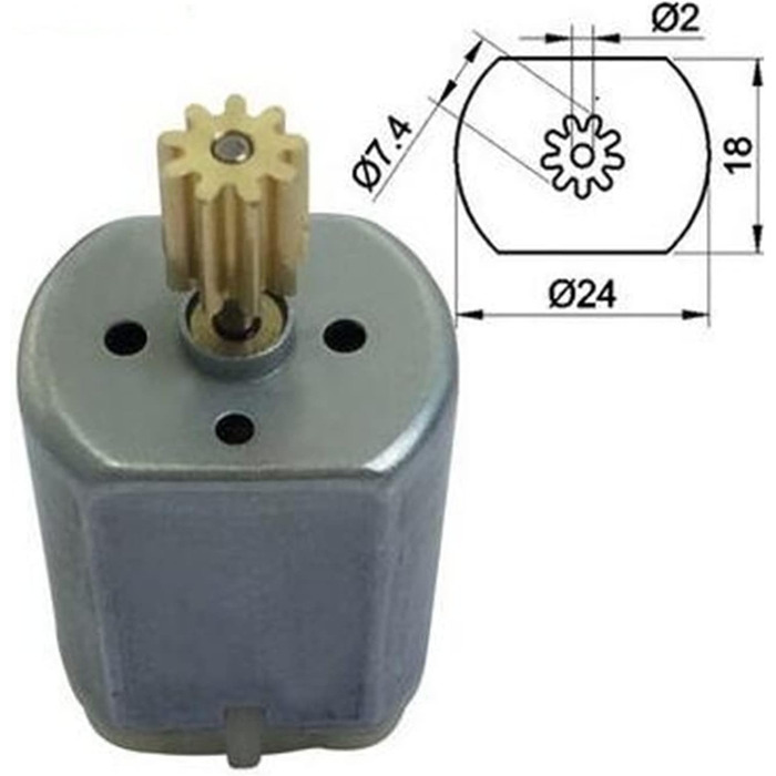 Автомобільний дверний замок SPREKS 10 шт. Micro DC двигун FC-280SC для автомобільного електромонтажу Складне дзеркало заднього виду Замок керма Двигун 12V Двигун дверного замка Привід дверного замка 10 шт.