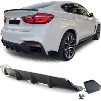 Задній дифузор Performance Black Gloss підходить для BMW X6 F16 14-19