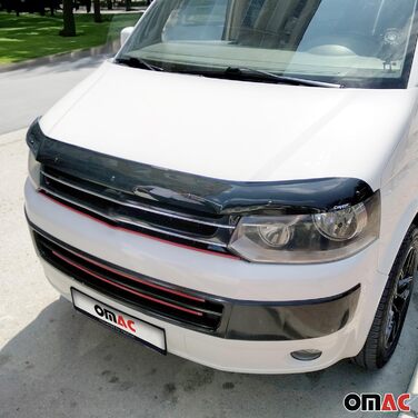 Сумісний з VW T5 2010-2015 Чорна захисна маска капота від комах Захисна маска Автомобільні аксесуари