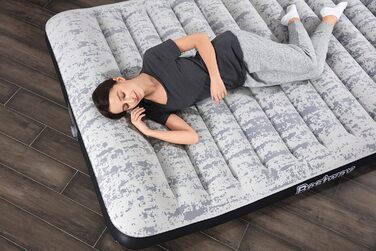 Надувне ліжко Bestway Tritech, Fashion Look, 203 x 152 x 30 см, двоспальне, з вбудованим електричним насосом