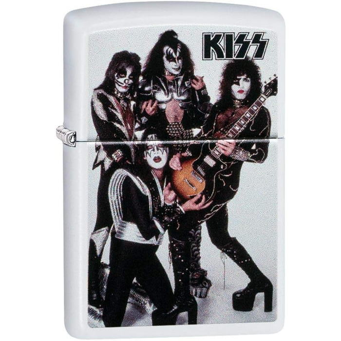 Кишенькова запальничка Zippo Kiss, біла, одного розміру