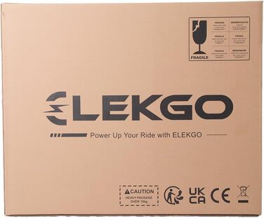 Складний велосипед ELEKGO EG06S E Bike, електричний велосипед з товстими шинами 20'*3.0, міський електровелосипед з двигуном заднього колеса потужністю 250 Вт, знімний акумулятор 36 В, 7-швидкісний гірський електровелосипед до 25 км/год, червоний