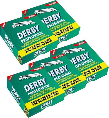 Леза для бритви Derby Professional 5 x 100 шт.