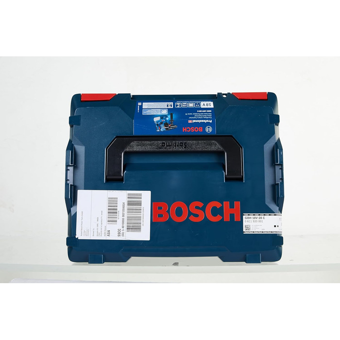 Акумуляторний перфоратор Bosch Professional 18V System GBH 18V-28 C (вкл. додаткову рукоятку, мастило, вставку L-BOXX, L-BOXX, без акумулятора/зарядного пристрою) без акумулятора/зарядного пристрою в L-BOXX