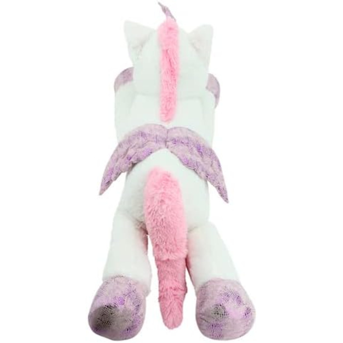 М'яка іграшка Sweety Toys 8056 XXL Єдиноріг Пегас 130 см білий, білий