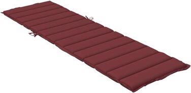 Подушка для шезлонгу LAPOOH Melange Wine Red 200x50x4 см Тканина, Подушка для шезлонга, Подушка для шезлонга, Подушка для шезлонга, Подушка для лавки, Подушка для крісла з високою спинкою, Подушки для шезлонгів - 4002507