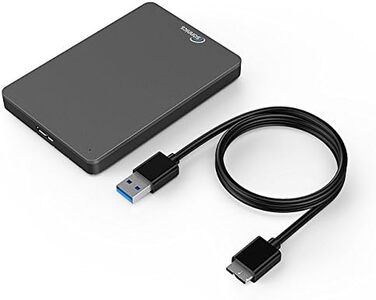 Зовнішній портативний жорсткий диск Sonnics 320 ГБ темно-сірого кольору USB 3.0 з надшвидкою швидкістю передачі даних для ПК з Windows, Apple Mac, XBOX ONE і PS4 Fat32