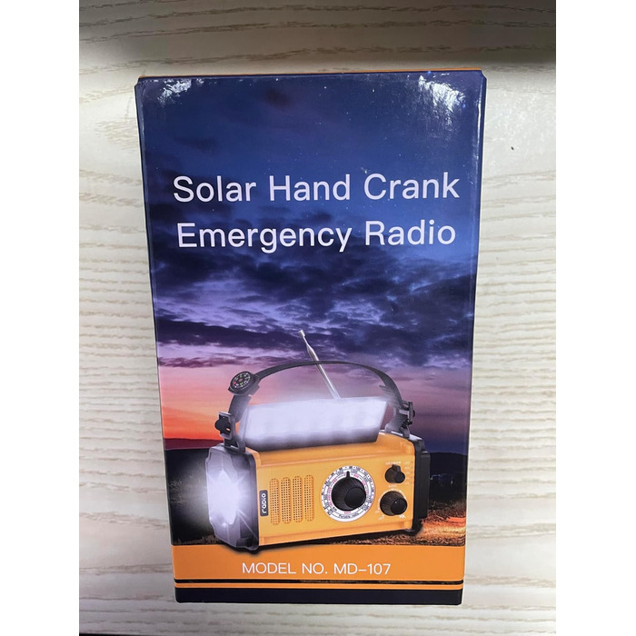 Аварійне радіо на сонячних батареях 13000 мАг, AM FM-радіо, 5-смугове радіо Dynamo, класичне радіо, USB-зарядний пристрій для мобільного телефону, ліхтарик і лампа для читання, Power Bank, SOS, компас для виживання в кемпінгу під час урагану