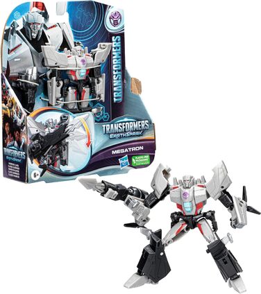 Іграшка Transformers EarthSpark Warrior-Class Megatron, фігурка воїна Мегатрона висотою 12,5 см, іграшка-робот для дітей віком від 6 років і старше