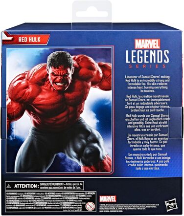 Фігурка червоного Халка з серії Marvel Legends (масштаб 15 см) до фільму Капітан Америка Прекрасний новий світ