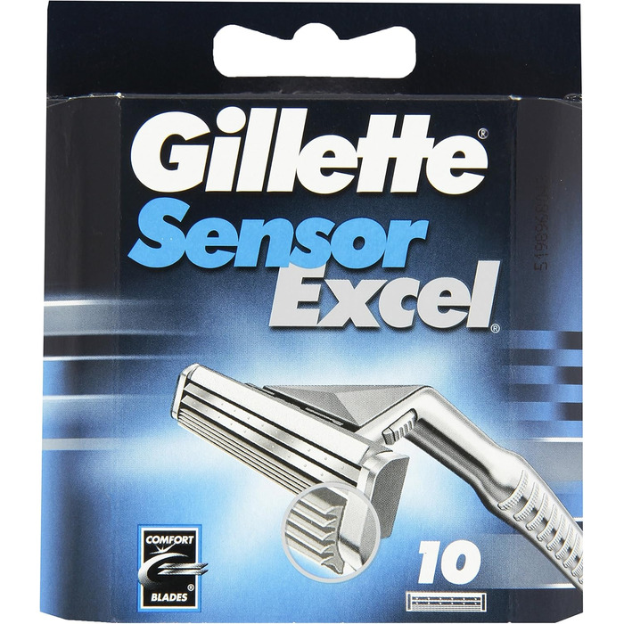 Леза Gillette Sensor Excel, 10 шт.