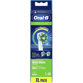 Набір Oral-B Crossaction з 6 щіток з технологією CleanMaximiser, 6 шт. зелена, жовта ука (6 упаковок)