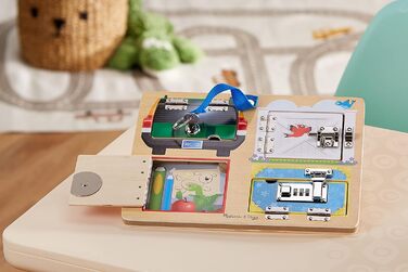 Ігрова дошка Melissa & Doug Lock and Latch розвиваюча іграшка моторика 3 подарунок для хлопчиків або дівчаток