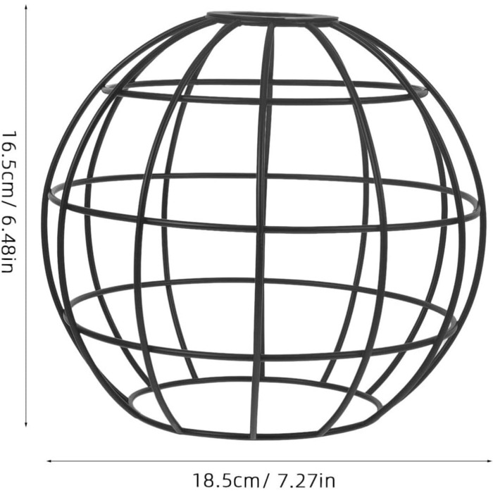Вінтажний металевий абажур Промисловий дротяний абажур Клітка Захисна лампа Декоративна лампа Кришки Підвісний світильник Стіл Тумбочка